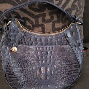Brahmin hobo handbag with wallet